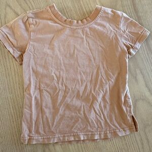 Peach Short Sleeve Kids Tee